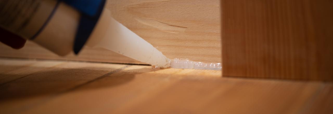 sealing wood wall where air is leaking