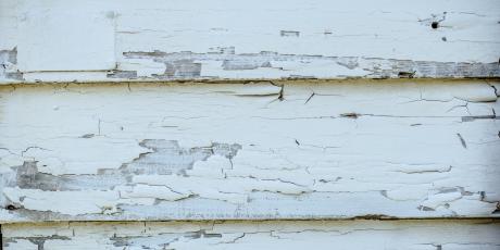 white lead paint chipping off siding
